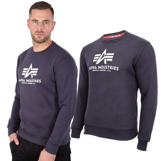 Bluza Alpha Industries Basic 178302 02 Navy L Inna marka