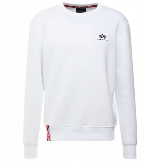 Bluza Alpha Industries Small Logo Basic 188307 09 Biała M Inna marka