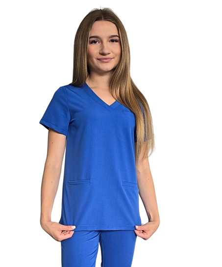 Bluza medyczna chabrowa basic premium roz. L M&C