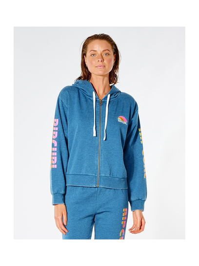 Bluza RIP CURL Wave Shapers Zip Through - niebieski L Rip Curl