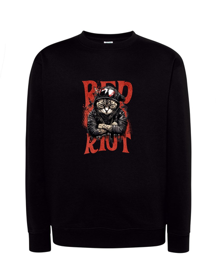 Bluza UNI - Cat - L - czarna DEYORA