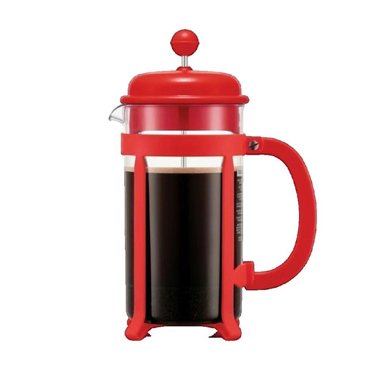 Bodum Java czerwona kafetiera tłokowa Bodum