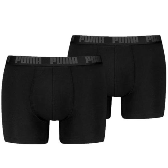 Bokserki męskie Puma Everyday Basic 2p czarne Puma