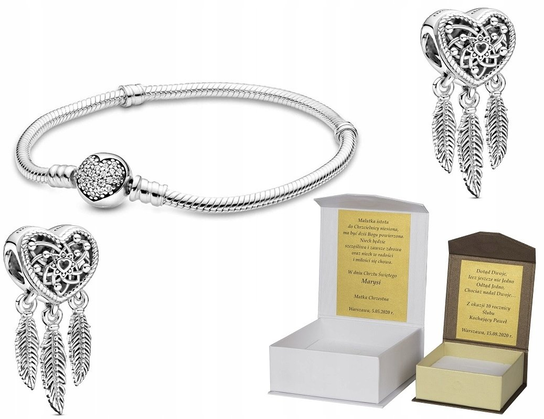 Bransoletka 20 cm do CHARMS + B119 GLOBAL SILVER