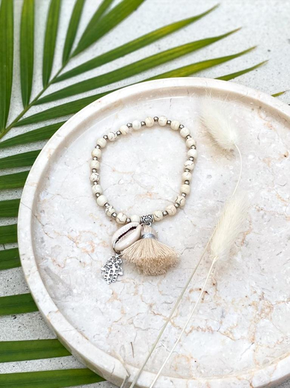 Bransoletka BOHO Cream FATIMA BALI BALI