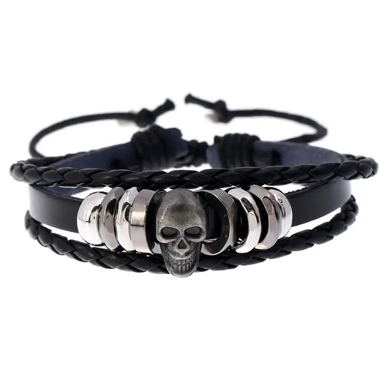 Bransoletka Boho Skull Czarna Inna marka