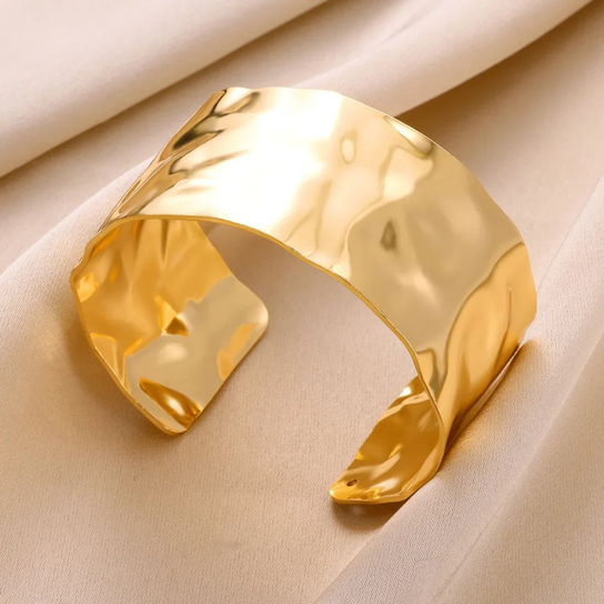 Bransoletka Smooth Wave Gold Orvella