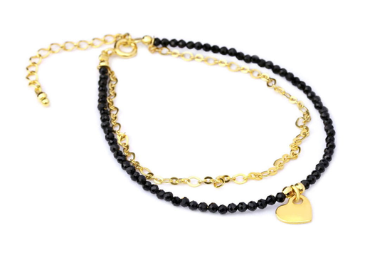 Bransoletka Turmalin Serce Brazi Druse Jewelry