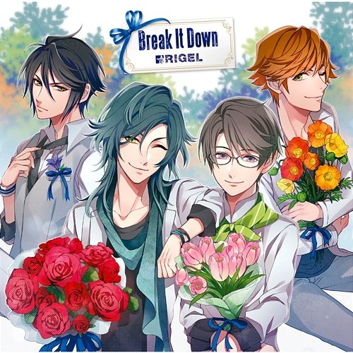 Break It Down Altair Theater, Rigel, Rintaro Ichigaya (CV: Yuki Inoue), Izumo Osaki (CV: Keisuke Furuhata), Yosuke Shibuya(CV:Junya Komatsu), Maki Tatsumi(CV:Tatsuya Tokutake)