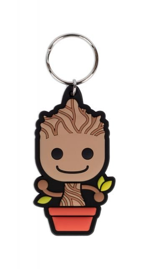 Brelok do kluczy Marvel Guardians Of The Galaxy Baby Groot Strażnicy Galaktyki gumowa zawieszka Inna marka