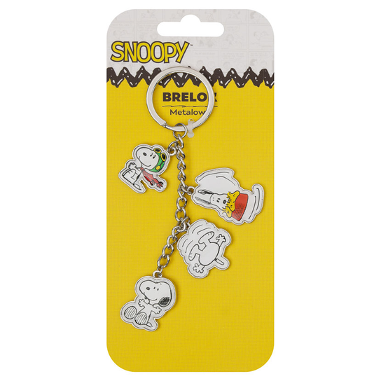 Brelok, Snoopy, 4 zawieszki Empik