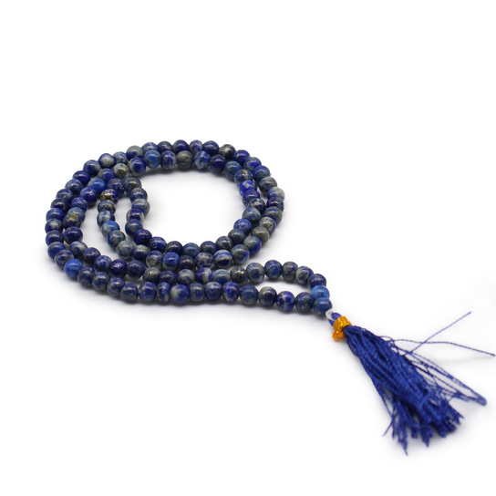 Buddyjski Różaniec Mala Lapis Lazuli ANCIENT WISDOM