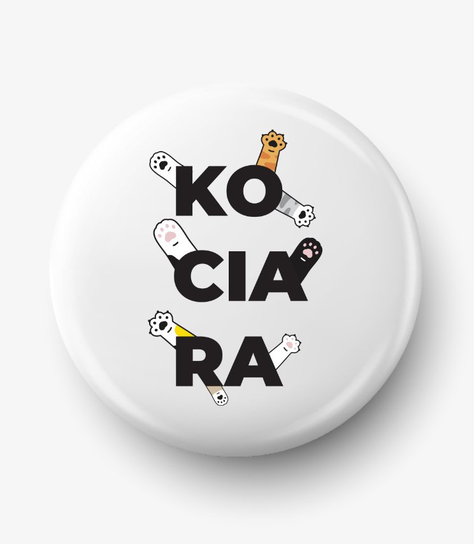 Button kociara Fotobloki & Decor