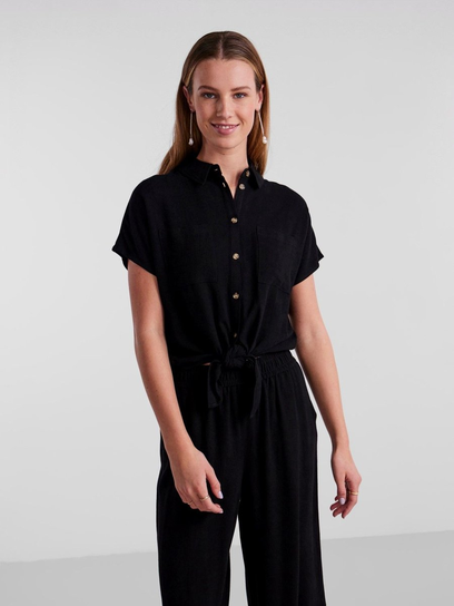 camicie donna pieces 17124357 vinsty black Inna marka