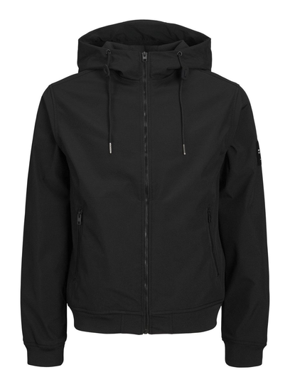 capispalla e giacche uomo jack and jones 12236300 softshell black Inna marka