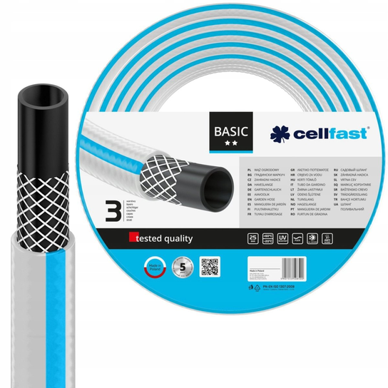 Cellfast Wąż ogrodowy 1/2" 20m Basic Cellfast