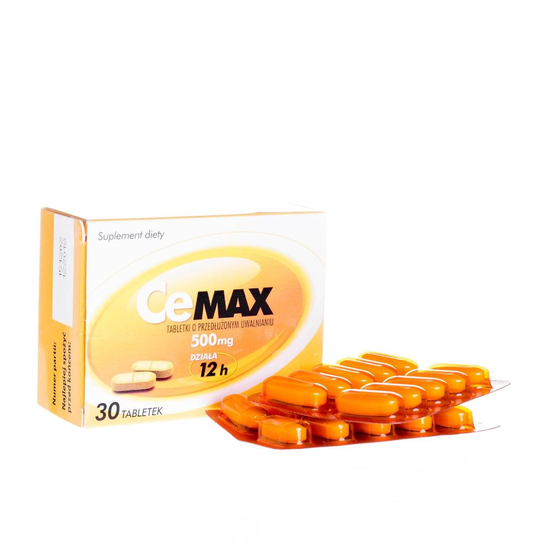 Cemax Witamina C 500Mg 30 Tabletek Biofarm