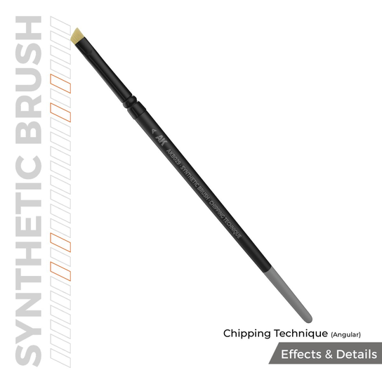 Chipping Technique Angular - Pędzel Syntetyczny - Effects & Details Inna marka