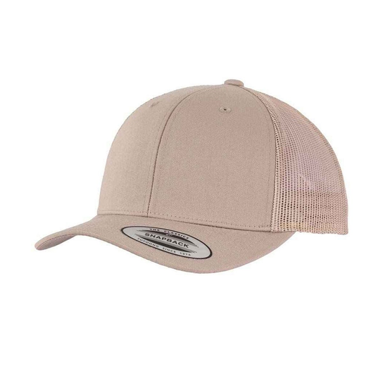 Classic Retro Trucker Cap (OS / Beżowy) Classic