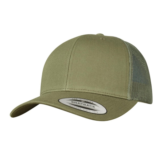 Classic Retro Trucker Cap (OS / Brązowy) Classic