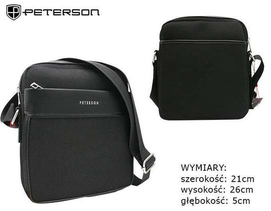 Codzienna torebka męska crossbody - Peterson Peterson
