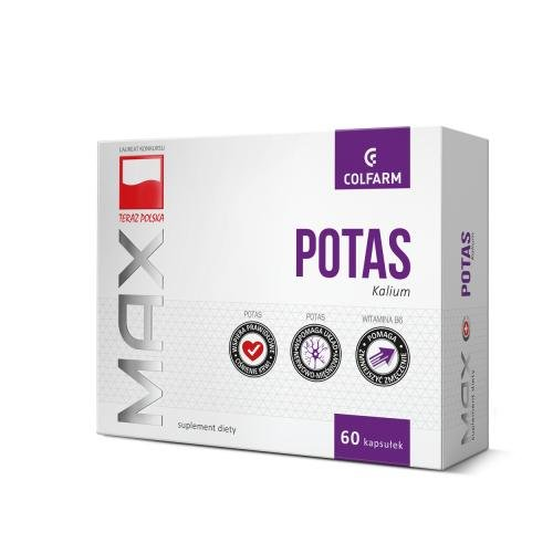 COLFARM Potas Max, 60 kapsułek Colfarm