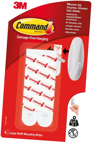 Command, paski mocujące Trad, 6 sztuk COMMAND