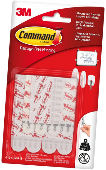 Command, paski mocujące Trad, 8S+4M+4L COMMAND