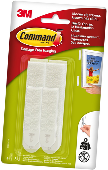 Command, rzepy, 24 sztuki COMMAND