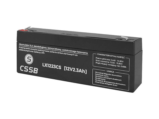 CSSB, akumulator żelowy CSSB 12V 2.3Ah CSSB