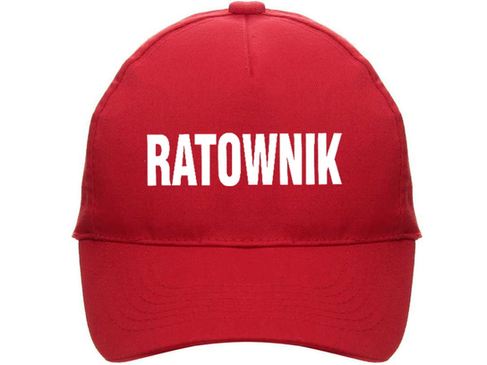 Czapka classic RATOWNIK czerwona Inny producent