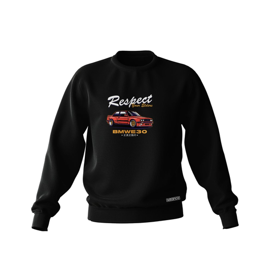 Czarna bluza BMW E30 Respect-XS 4stance.pl