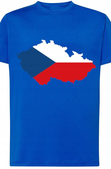Czechy Męski T-shirt Nadruk Modny Flaga Rozm.L Inna marka