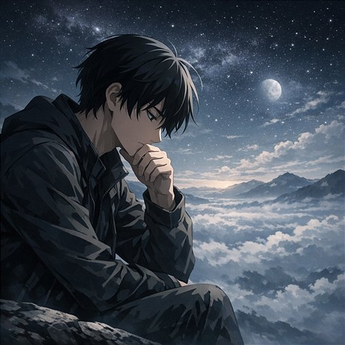 Deep Thought Blue Ember Reverie