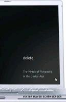 Delete Mayer-Schonberger Viktor