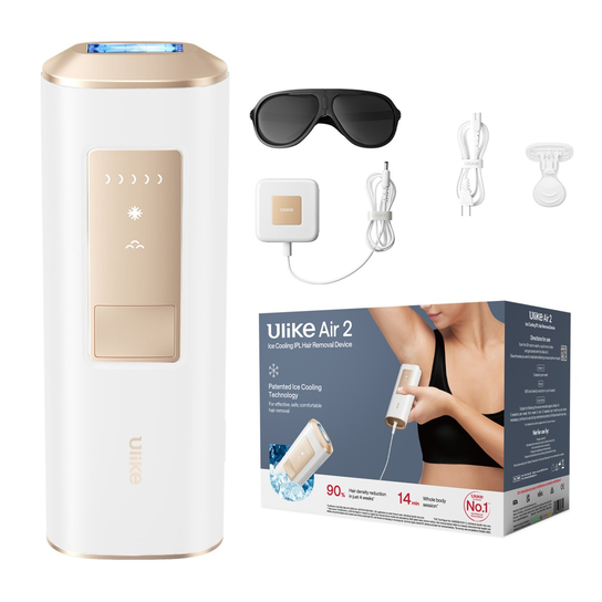 Depilator Laserowy IPL Ulike Air 2 Bezbolesny Chłodzenie Do Ciała i Bikini Ulike
