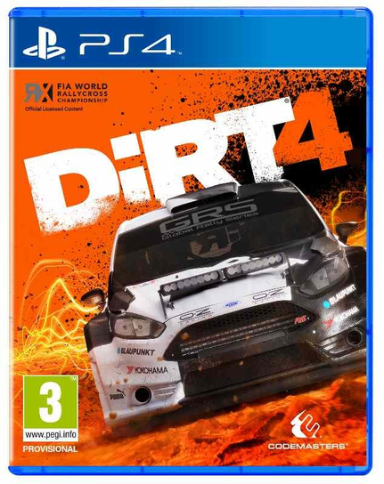 DIRT 4, PS4 Codemasters