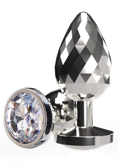 Disco Diamond Plug Large Silver ToyJoy