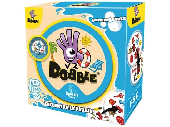 Dobble Waterproof Card Set, Asmodee ASMODEE