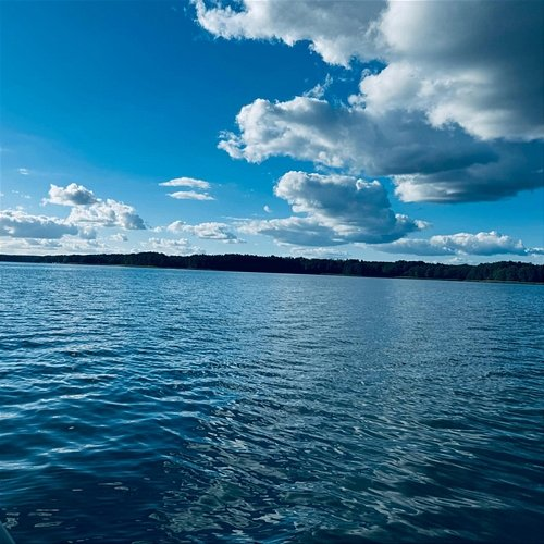 Drifting Clouds Misty Lake