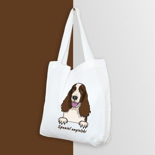 Duża torba spaniel angielski Psiejsko