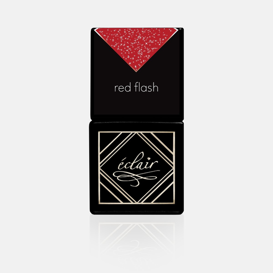 Eclair Nails RED FLASH - lakier hybrydowy 7ml Eclair