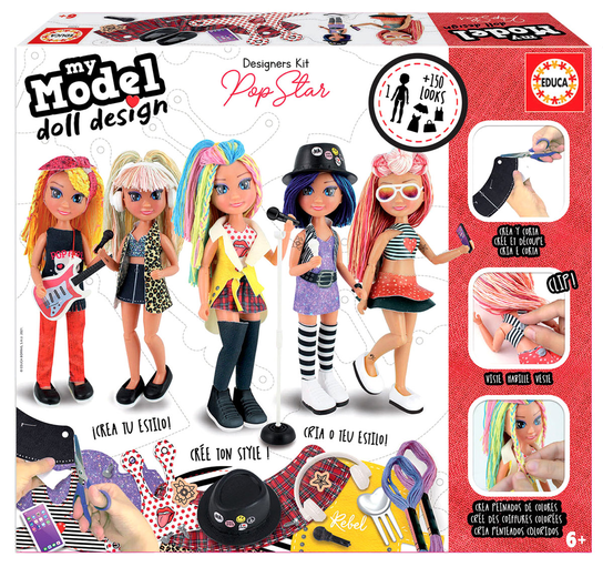 Educa, Lalka ubieranka - Pop Star Educa