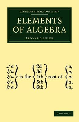 Elements of Algebra Leonard Euler