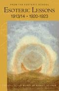 Esoteric Lessons Rudolf Steiner