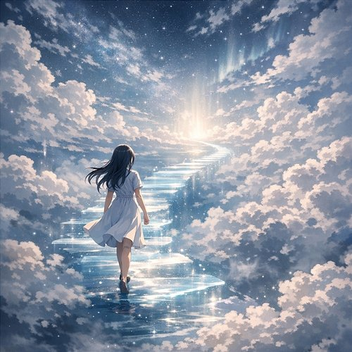 Ethereal Path Twisted Azur Bloom