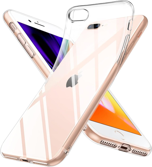 ETUI APPLE IPHONE 7 Plus/ 8 Plus SILIKONOWE BEZBARWNE BASIC Amazon