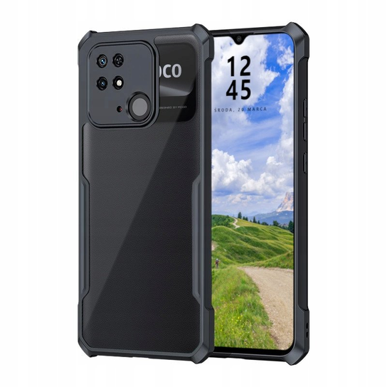 Etui Do Poco C40 Pancerne Clear Back ABC