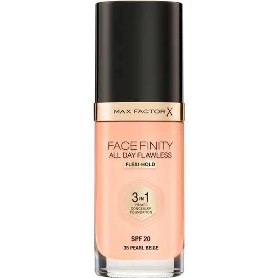 Facefinity 3In1 Foundation 35 Pearl Beige Max Factor