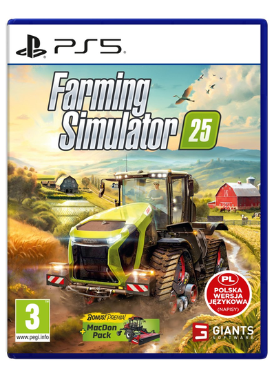 Farming Simulator 25, PS5 gra GIANTS Software